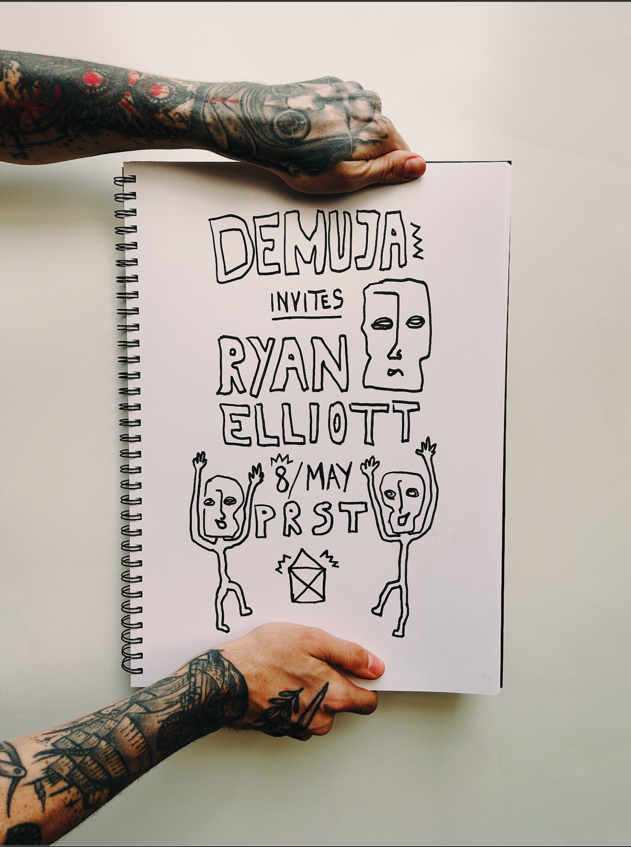 Demuja invites Ryan Elliott - Página frontal