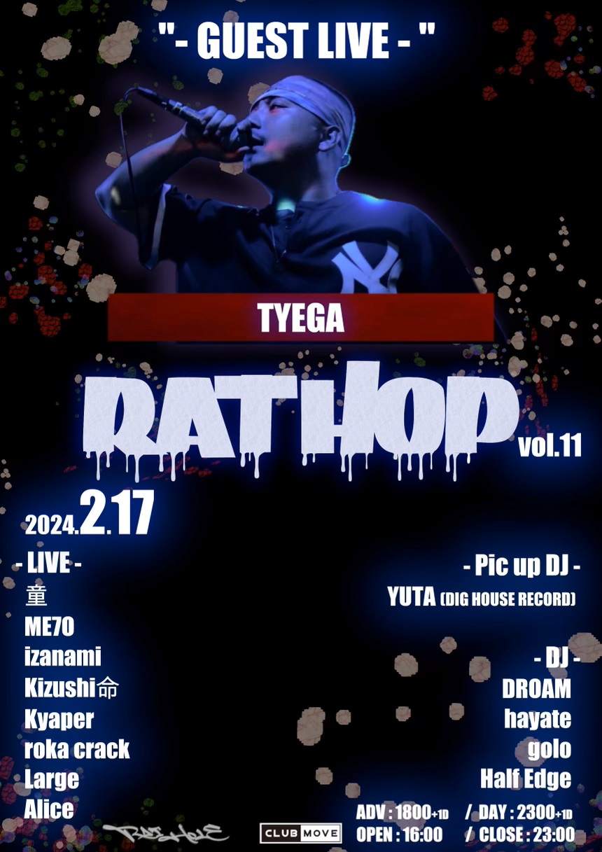 Rat Hop Vol.11 at Club Move, Kansai