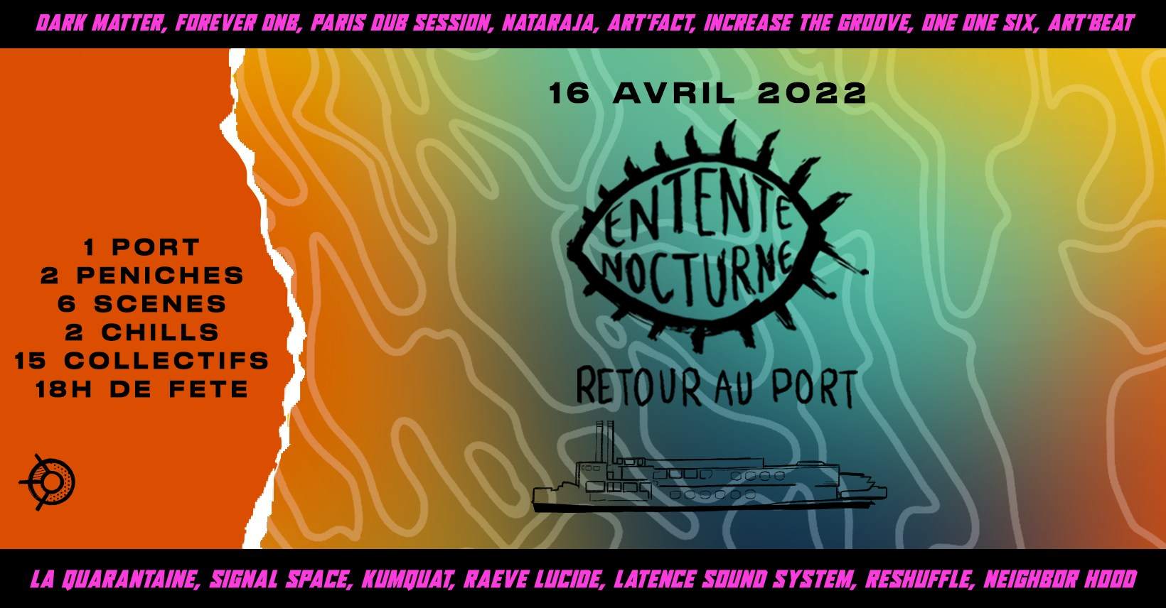 Entente Nocturne Off - Retour au port - フライヤー表
