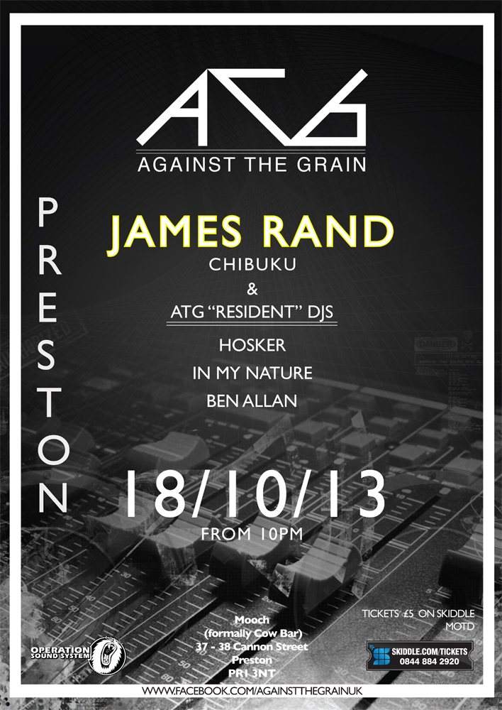 Against the Grain - James Rand - フライヤー表