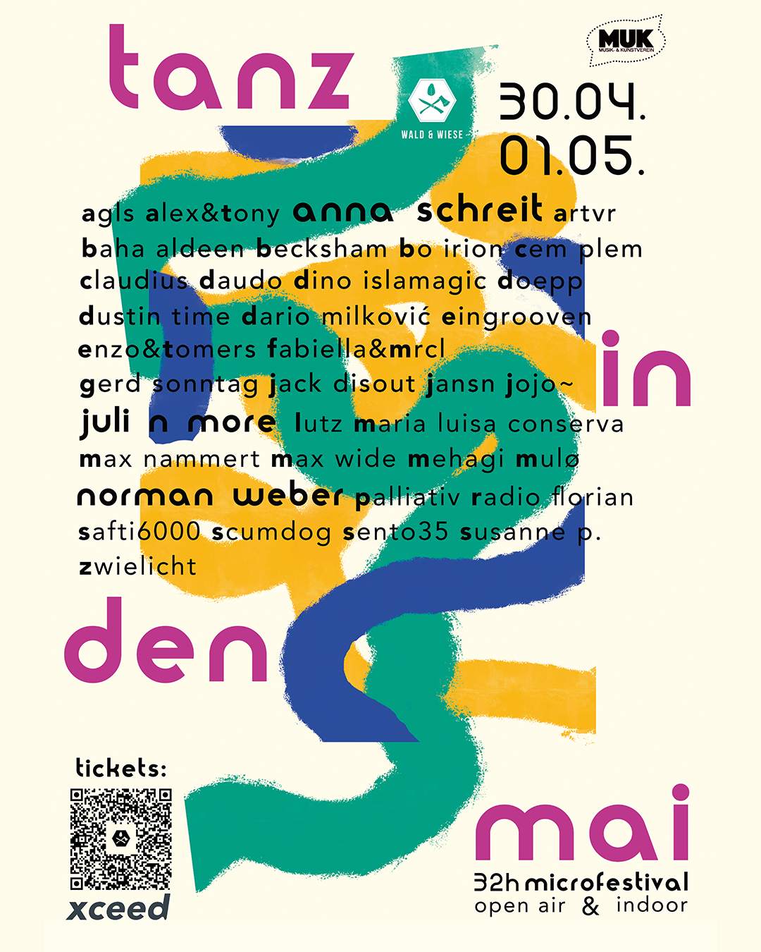 Tanz in den Mai Microfestival - 32H Club & Openair - MuK Giessen - Página frontal