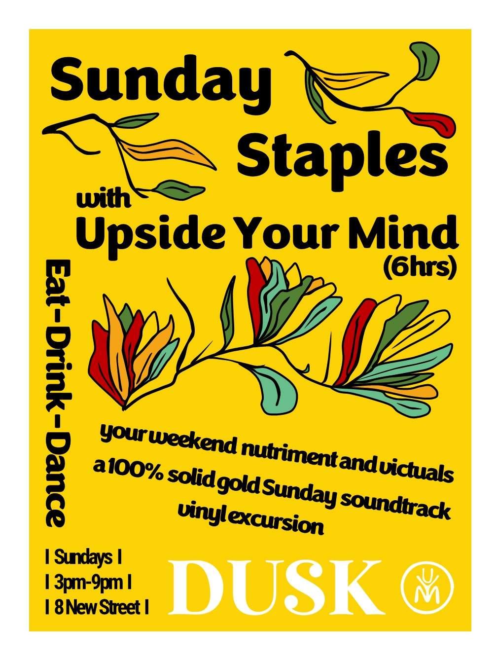 Sunday Staples - Página frontal