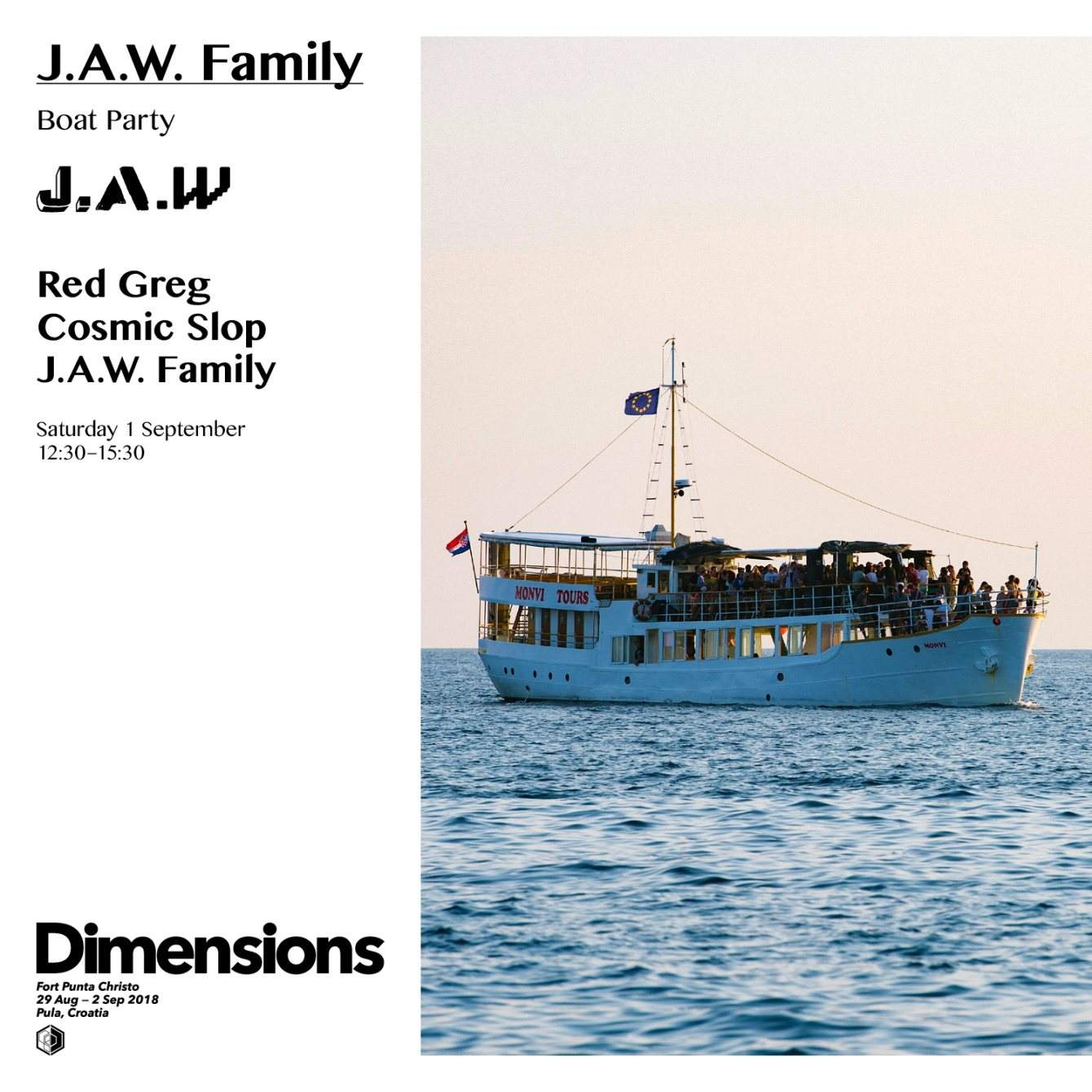 J.A.W. Family : Red Greg, Cosmic Slop, J.A.W. Family - Página frontal