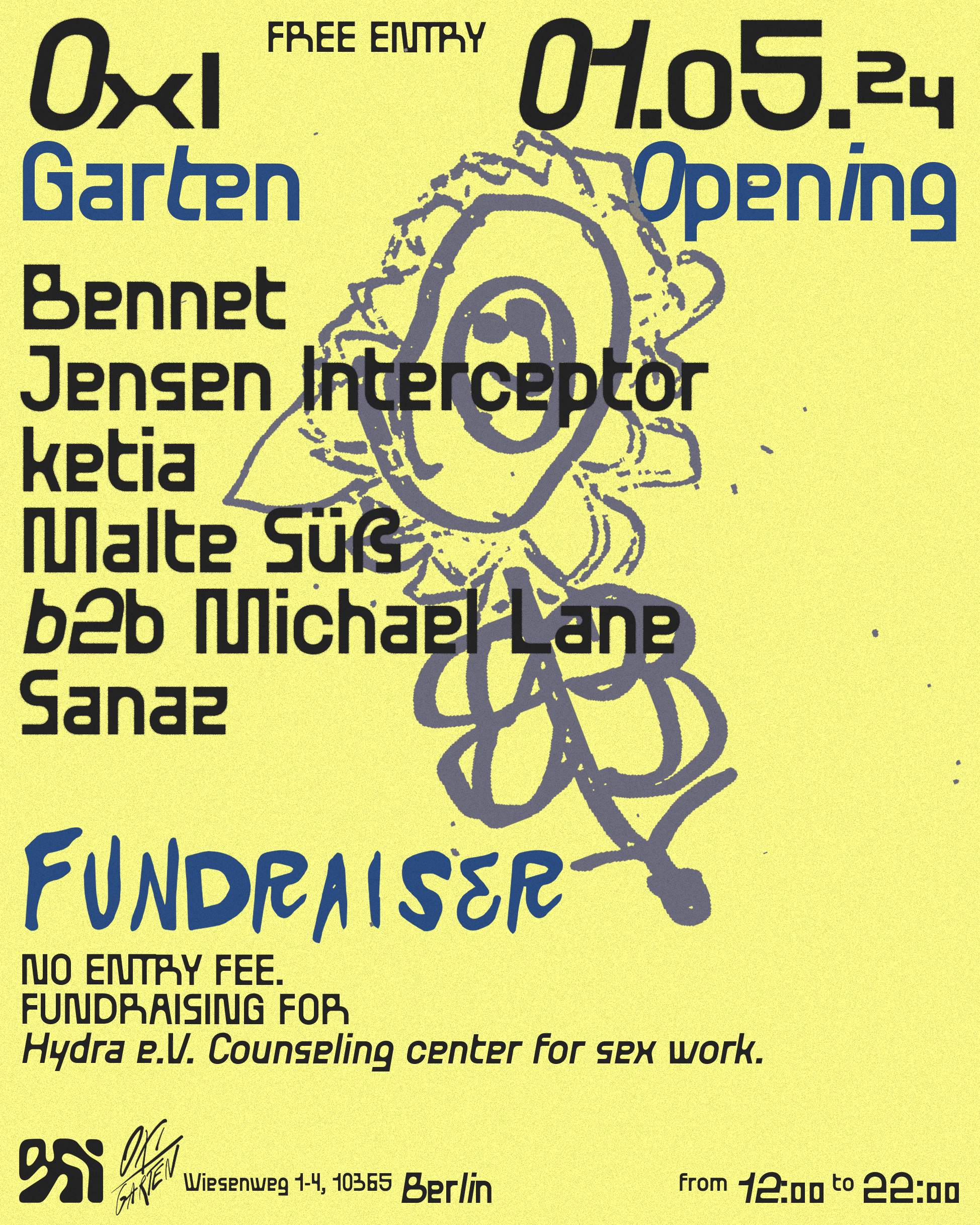 OXIgarten Opening ⎸ Free Entry Fundraiser OpenAir bei OXI Berlin 