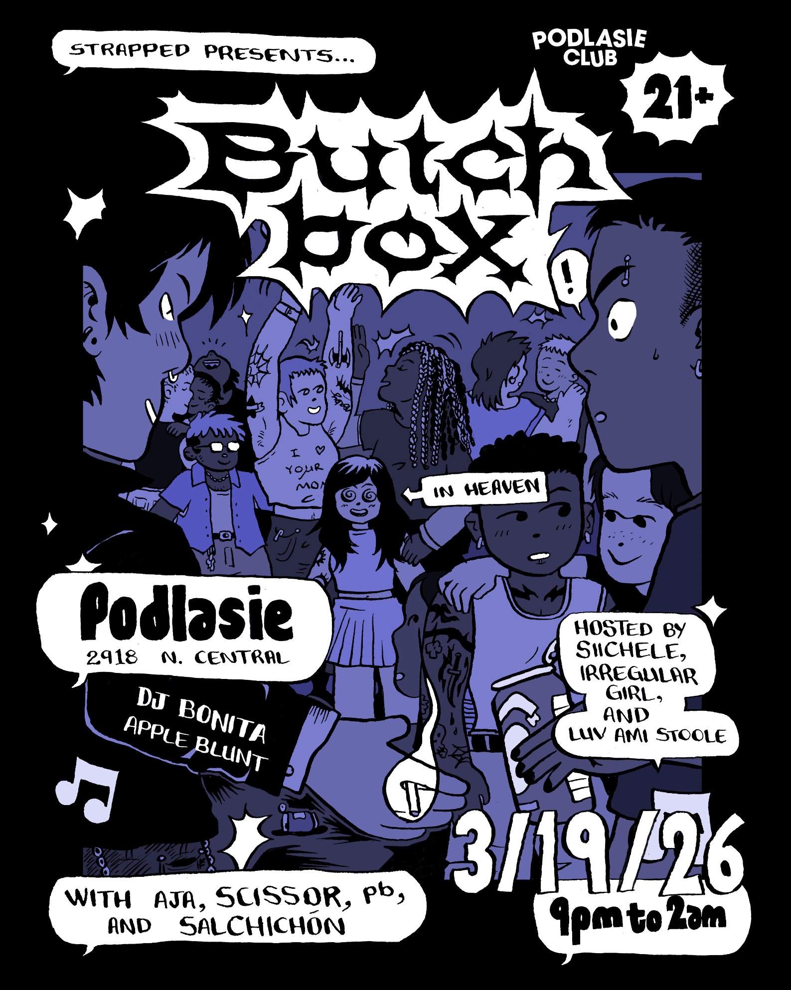 STRAPPED presents BUTCH BOX at Podlasie Club, Chicago