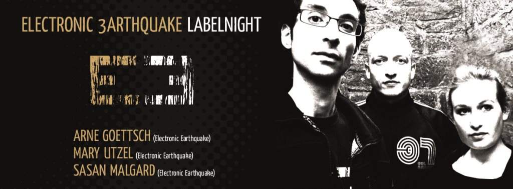 Electronic 3arthquake Labelnight - Página frontal