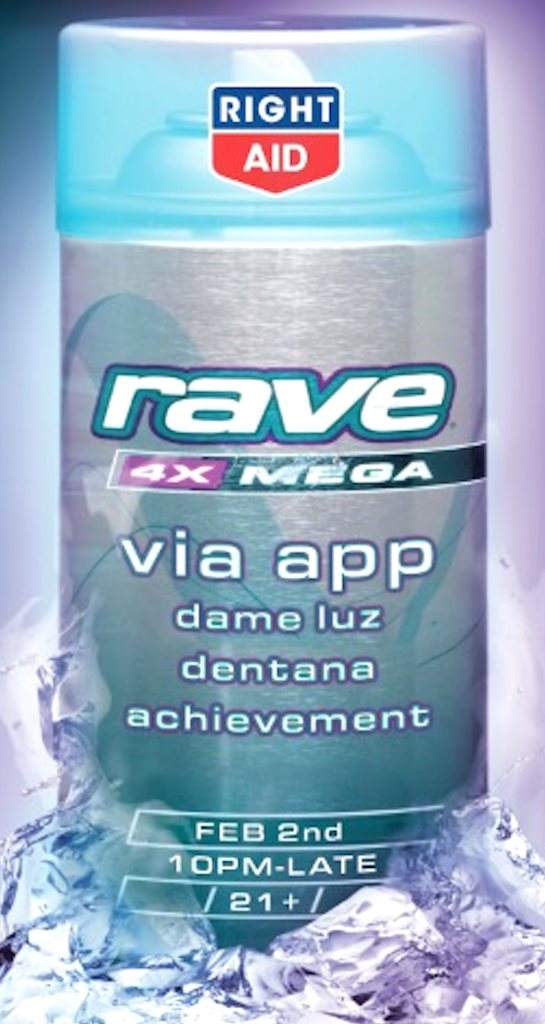 Rave 1.0 with VIA APP - フライヤー表