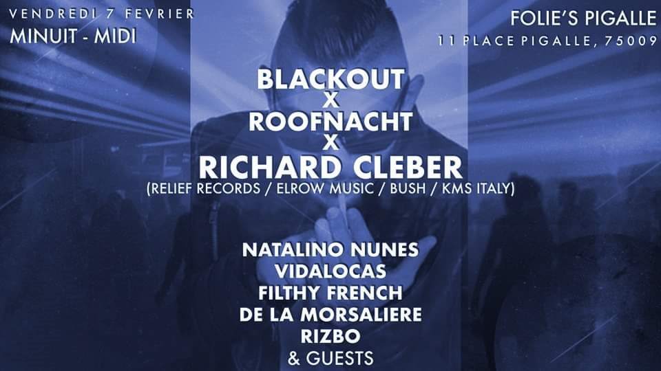 Roofnachtx Blackout X Folies X Richard Cleber & Guest - Página frontal