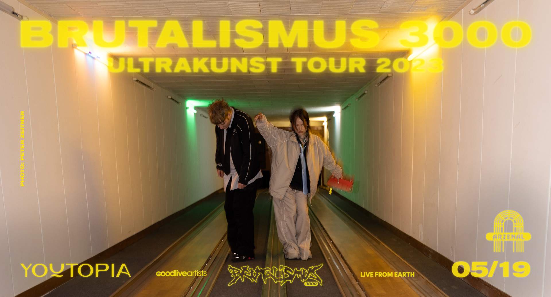Youtopia pres.Brutalismus 3000 Ultrakunst Tour - Página frontal