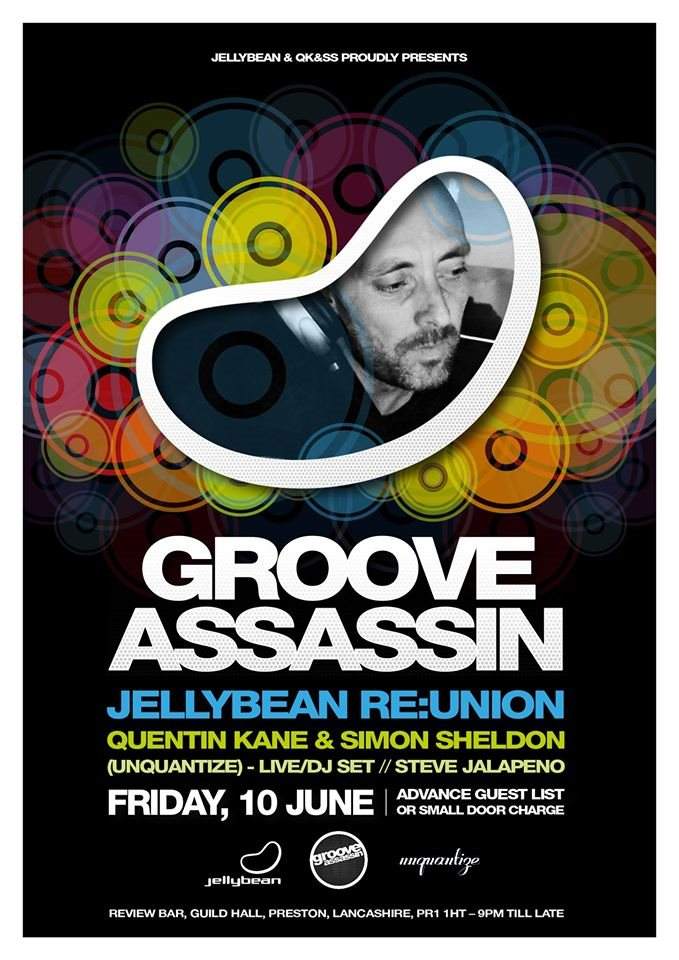 Jellybean Re:Union present Groove Assasin and Quentin Kane & Simon Sheldon - Página frontal