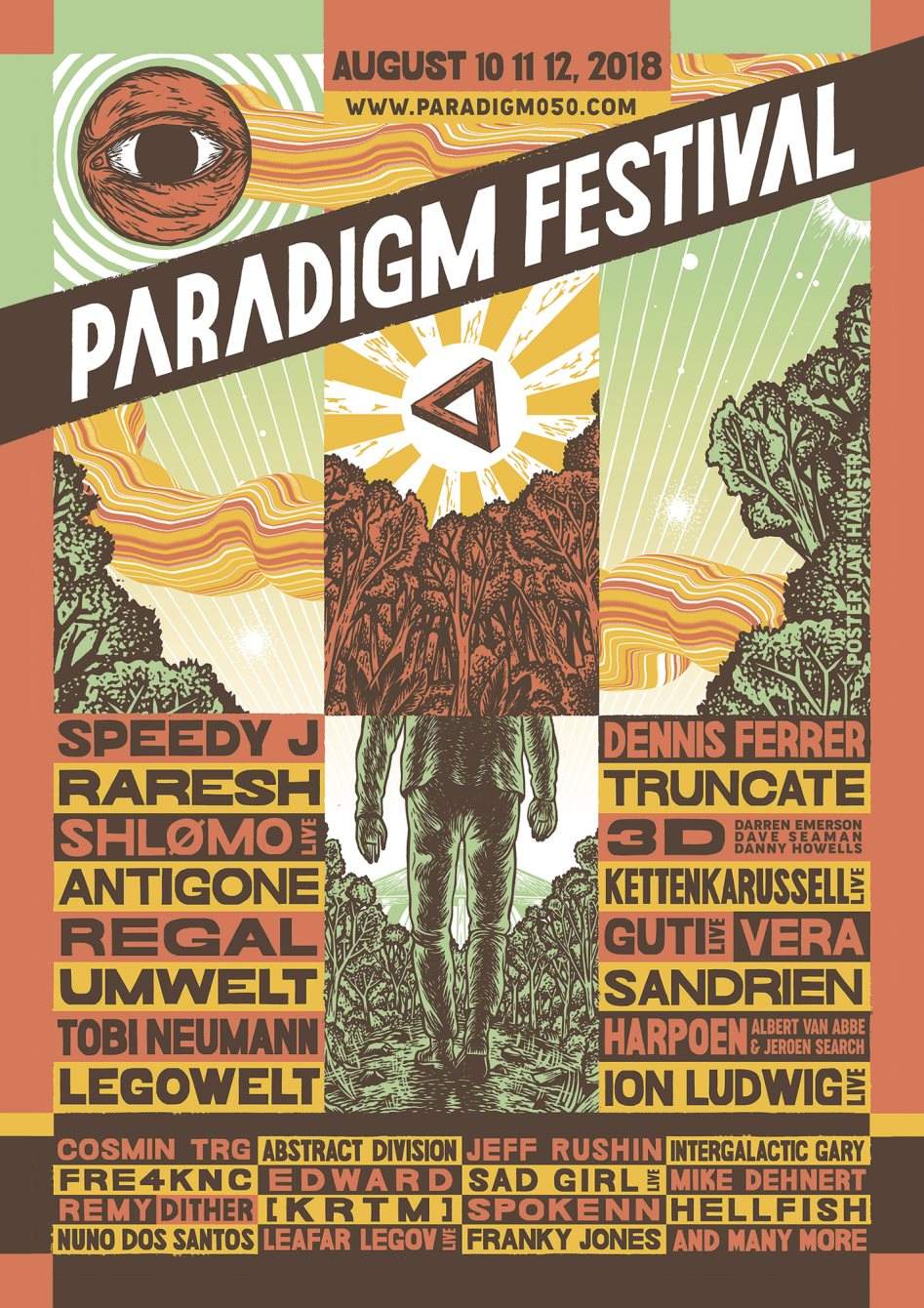 Paradigm Festival 2018 - フライヤー表
