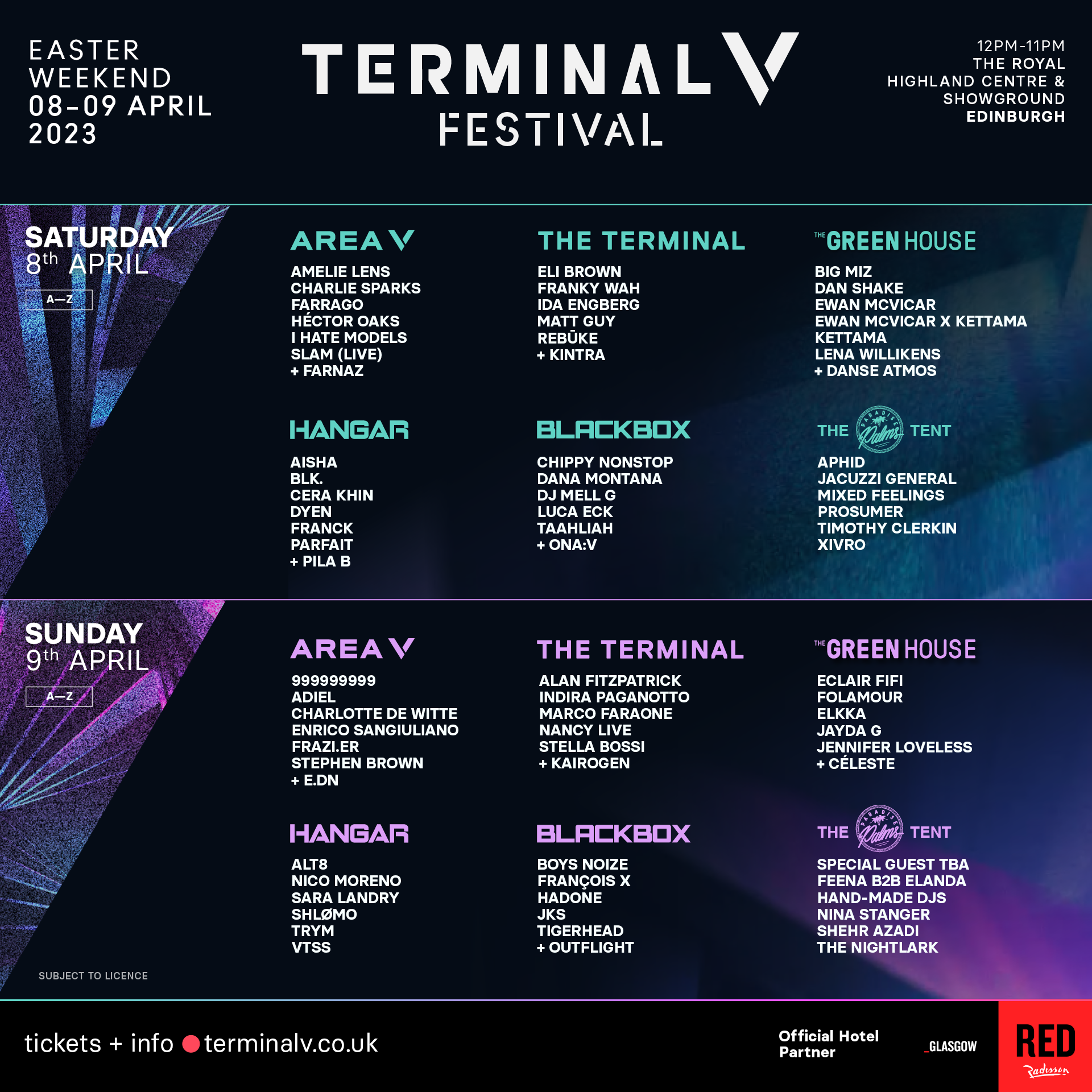 Terminal V Festival 2023 at Royal Highland Centre, Edinburgh