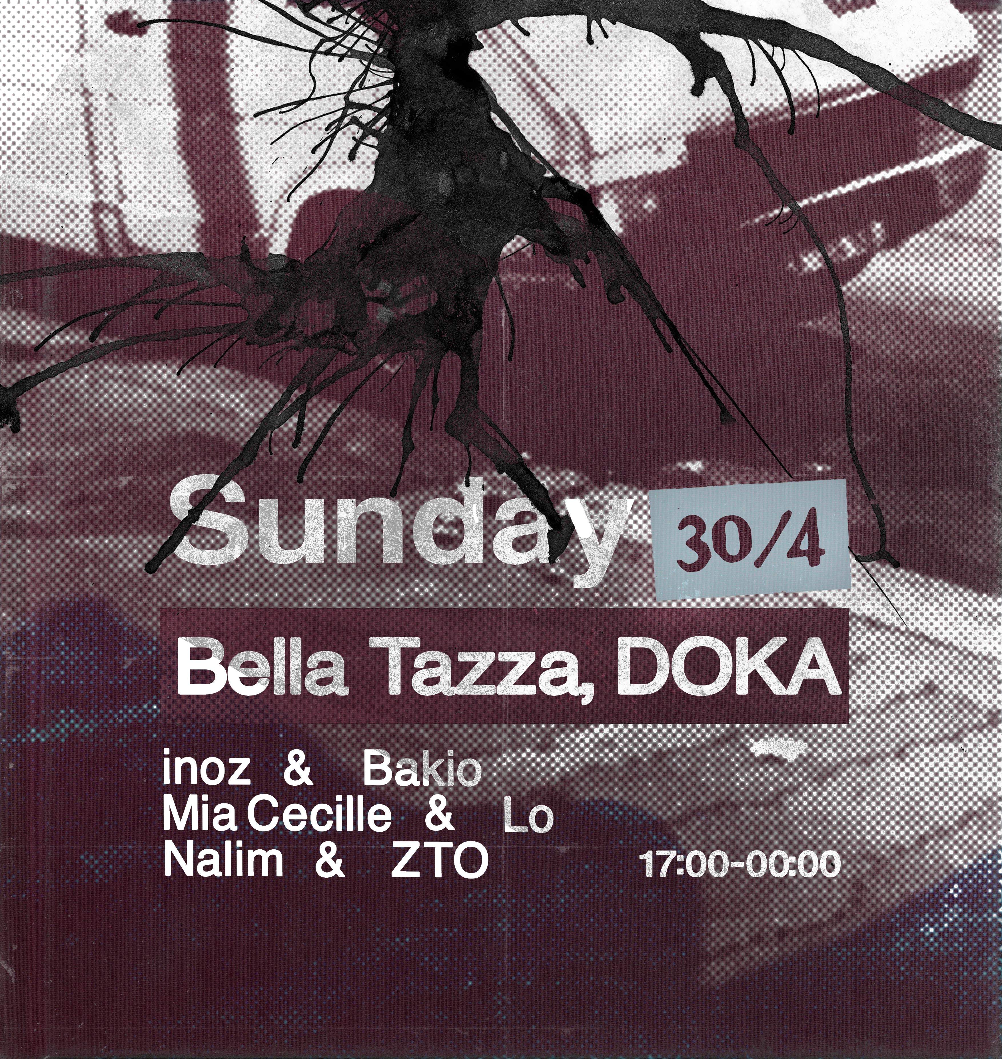 Bella Tazza x Doka Studio - フライヤー表