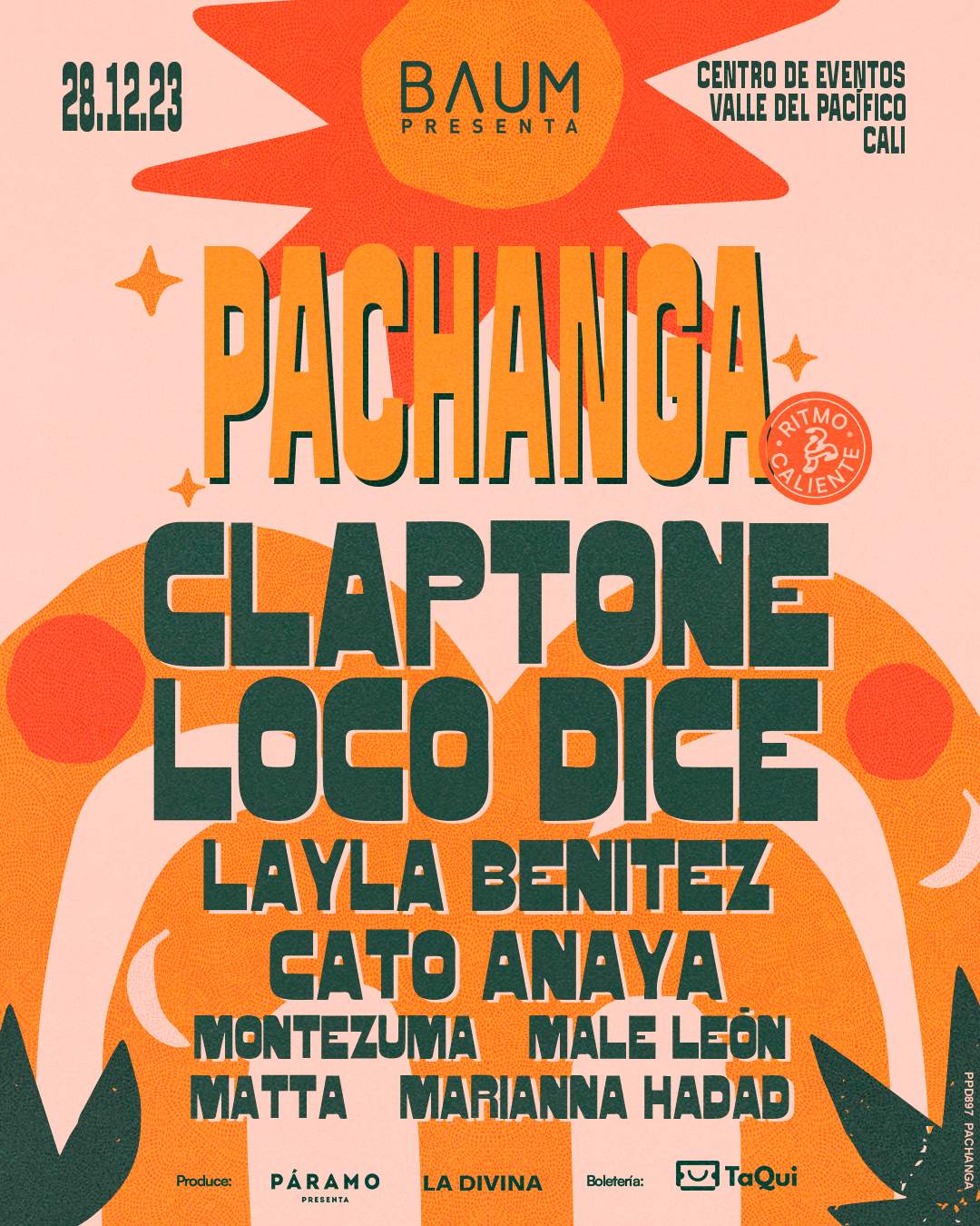 Pachanga Cali: Claptone, Loco Dice, Layla Benitez, Cato Anaya - Página frontal
