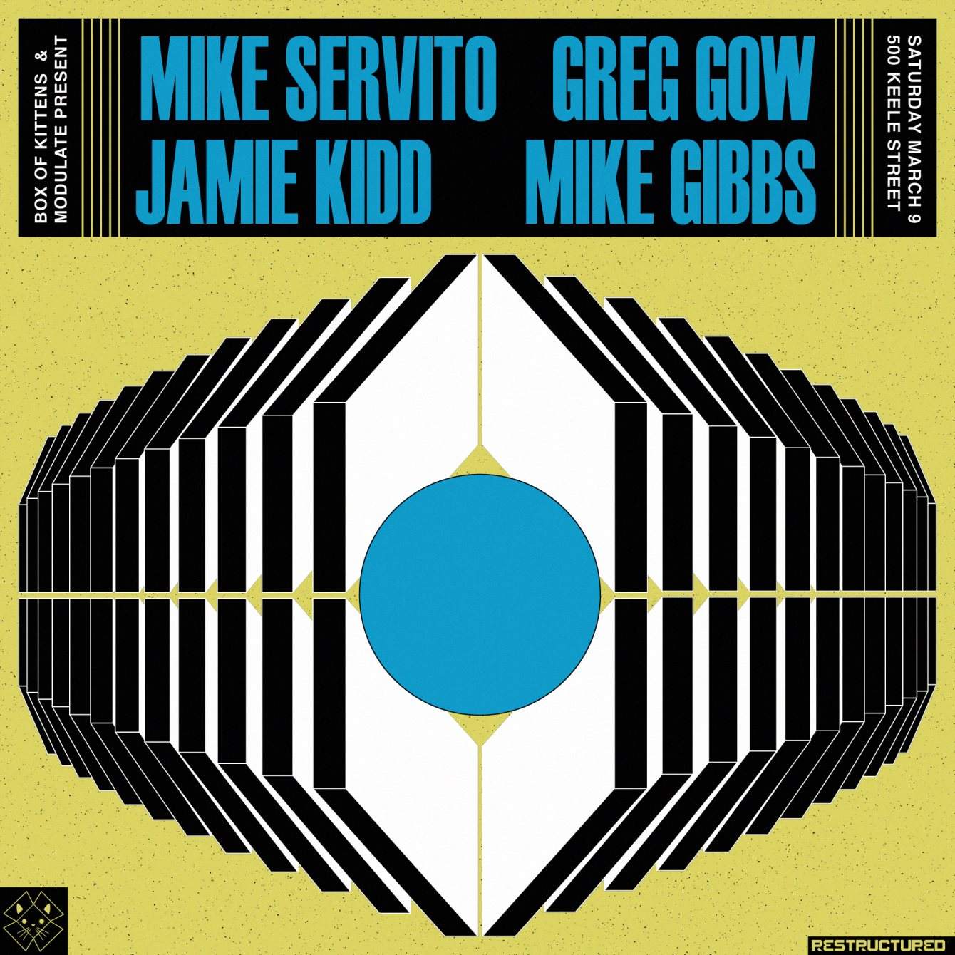 Box of Kittens Pres: Mike Servito (Bunker NY) - フライヤー表