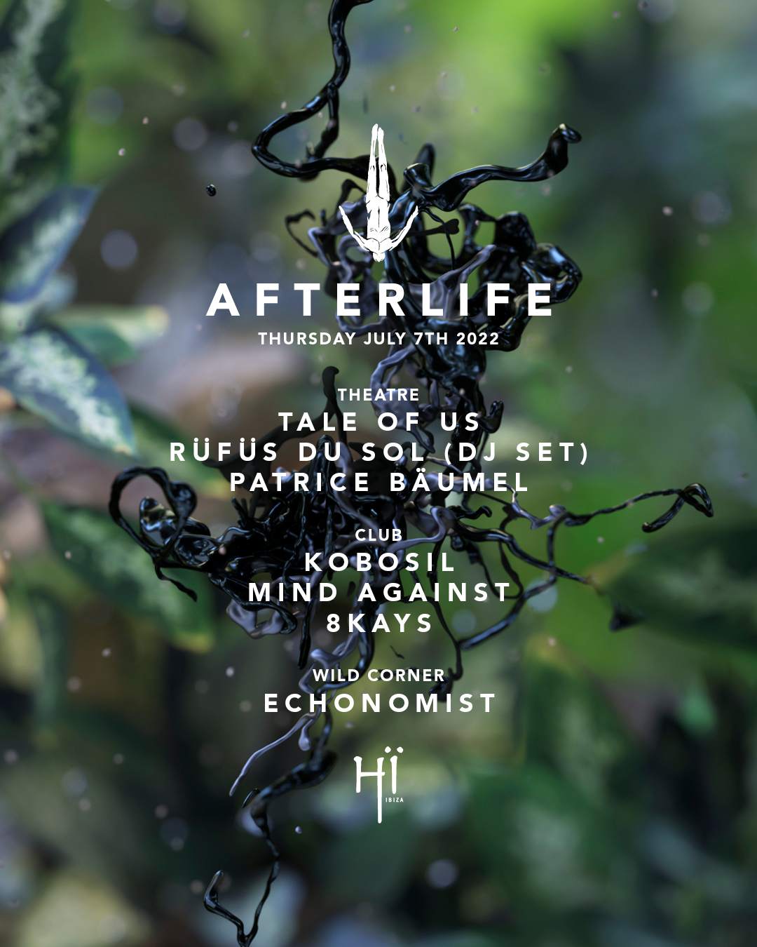 Afterlife announces line-up for opening party at Hï Ibiza