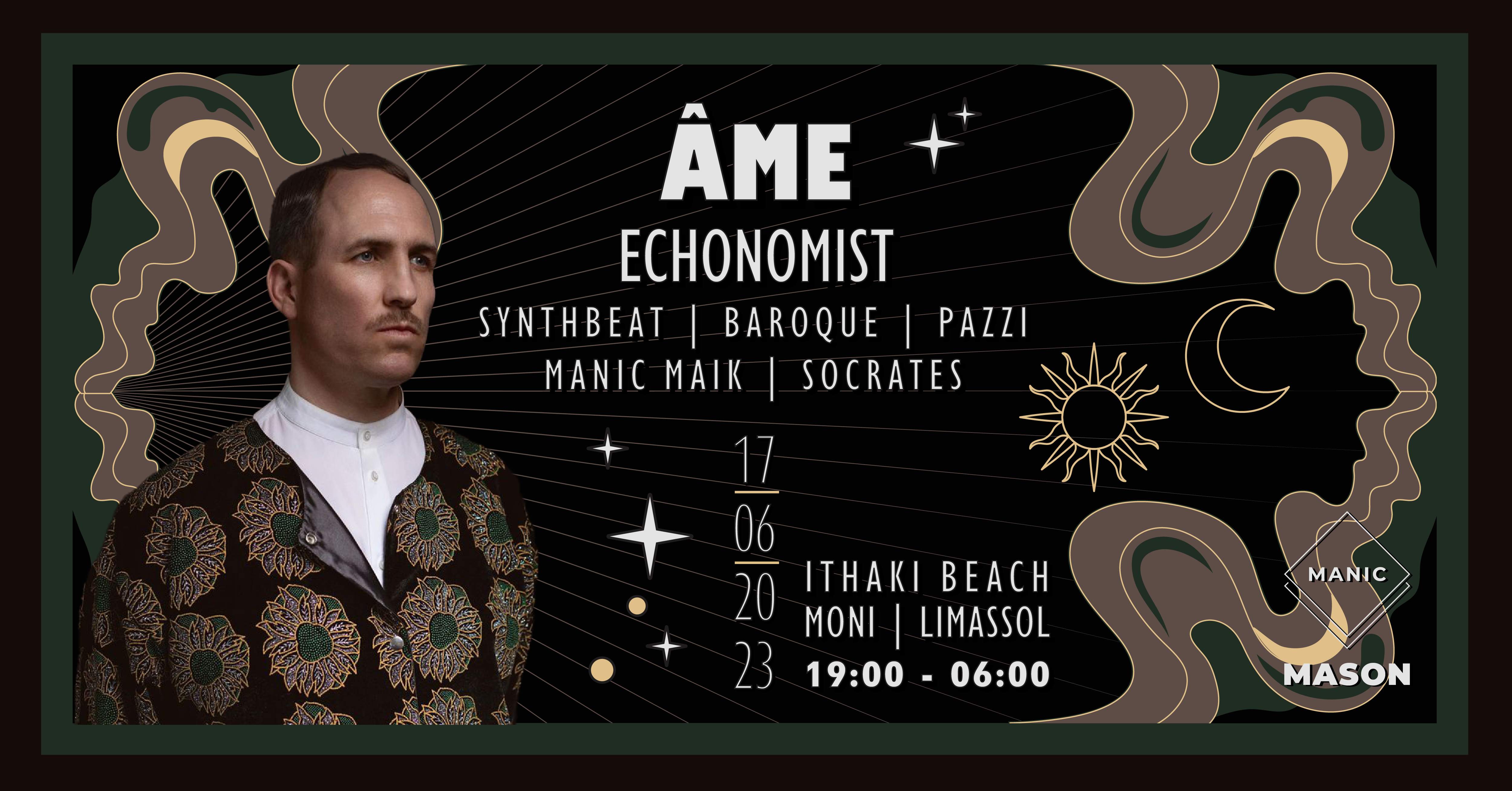 Mason & Manic Invites Âme & Echonomist at Ithaki Beach - Página frontal