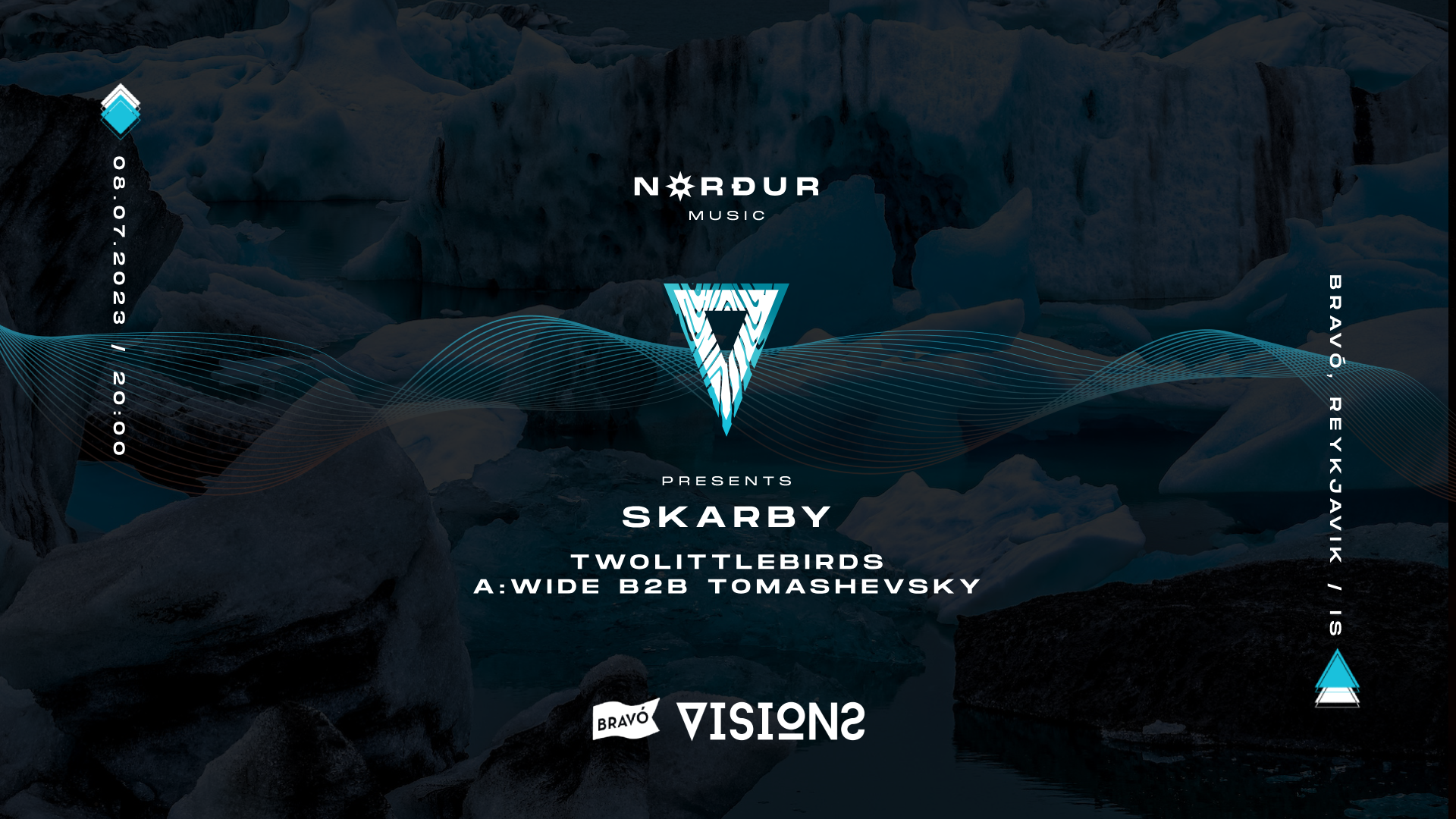 Nordur Music pres. Skarby - フライヤー表