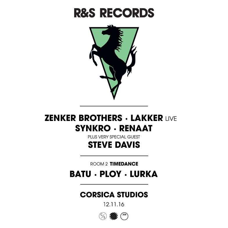 Cs13: R&S Records x Timedance with the Zenker Brothers, Lakker, Steve Davis and More - Página frontal