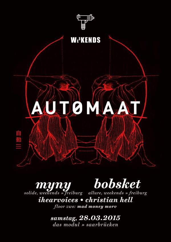 Automaat with Myny & Bobsket - フライヤー表