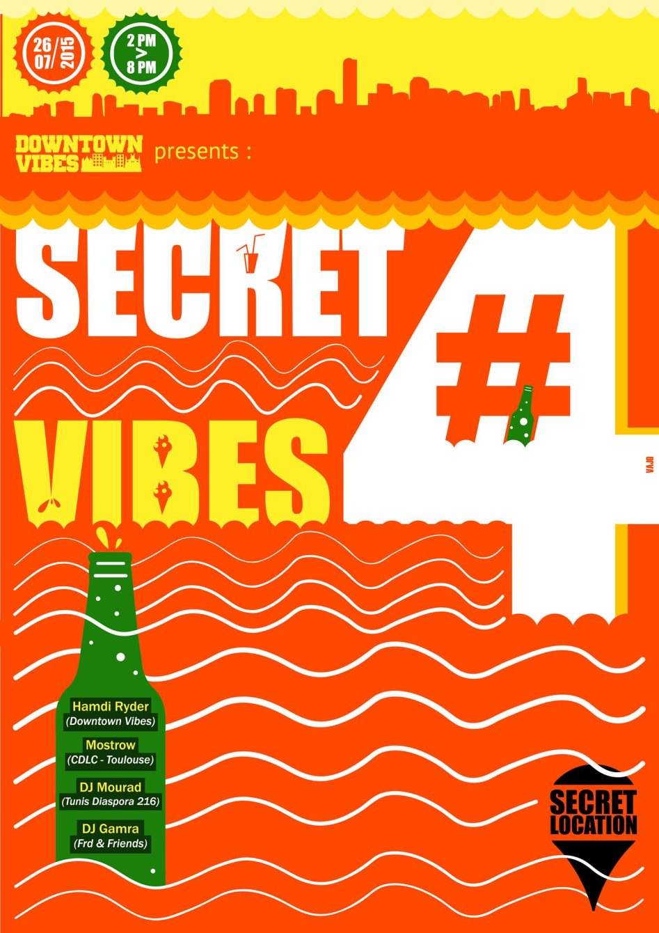 Secret Vibes #4 - フライヤー表