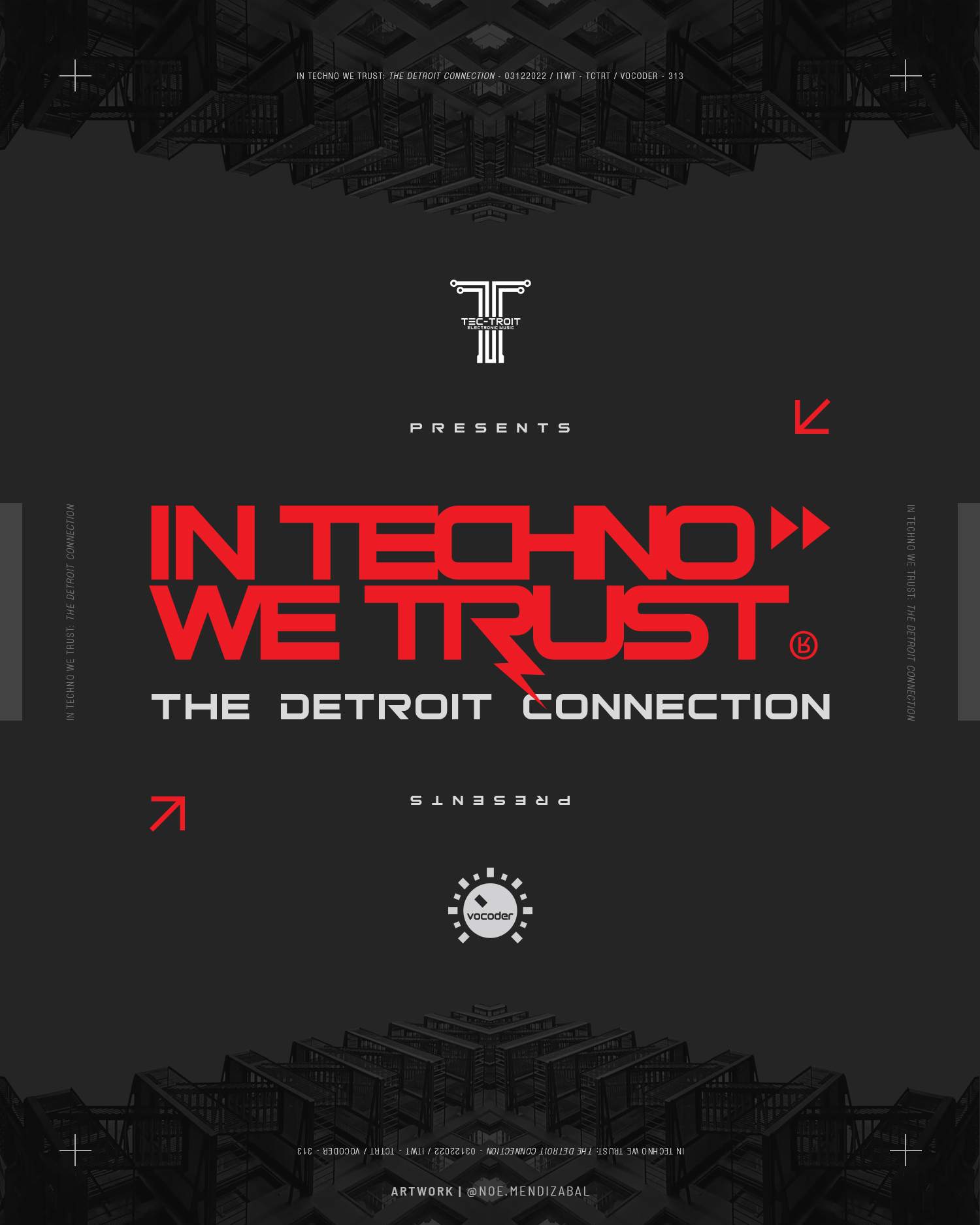 In Techno We Trust - The Detroit Connection - フライヤー表