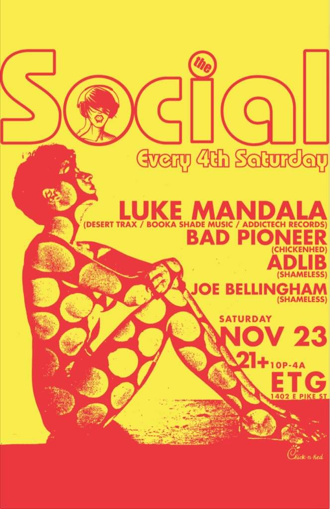 the Last Shameless Social and the Last Party Ever feat. Luke Mandala - フライヤー表