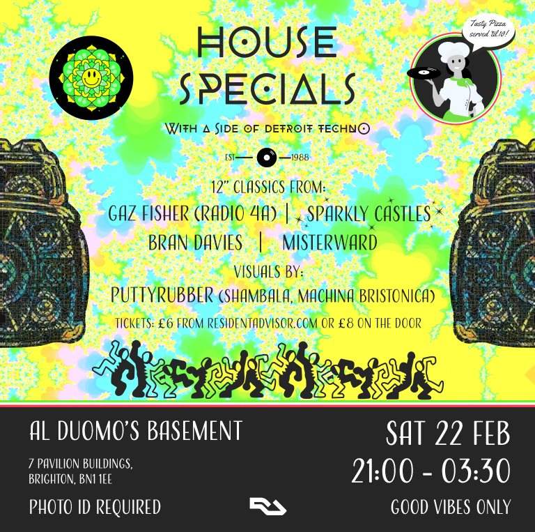 House Specials (With a Side of Detroit Techno) - Página frontal