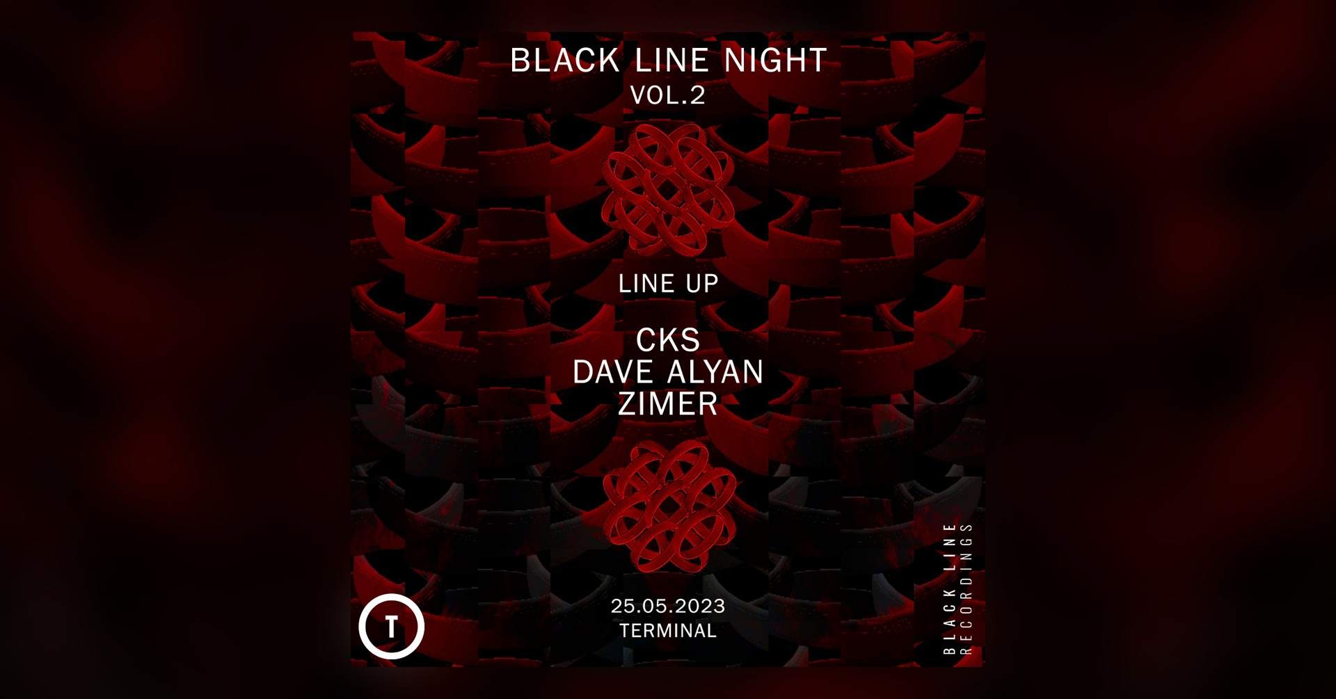 Black Line Recordings: CKS, Dave Alyan, Zimer - Página frontal