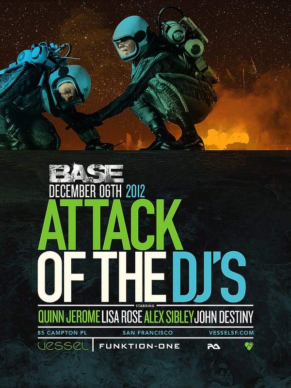 Base: Attack of the DJs - フライヤー表