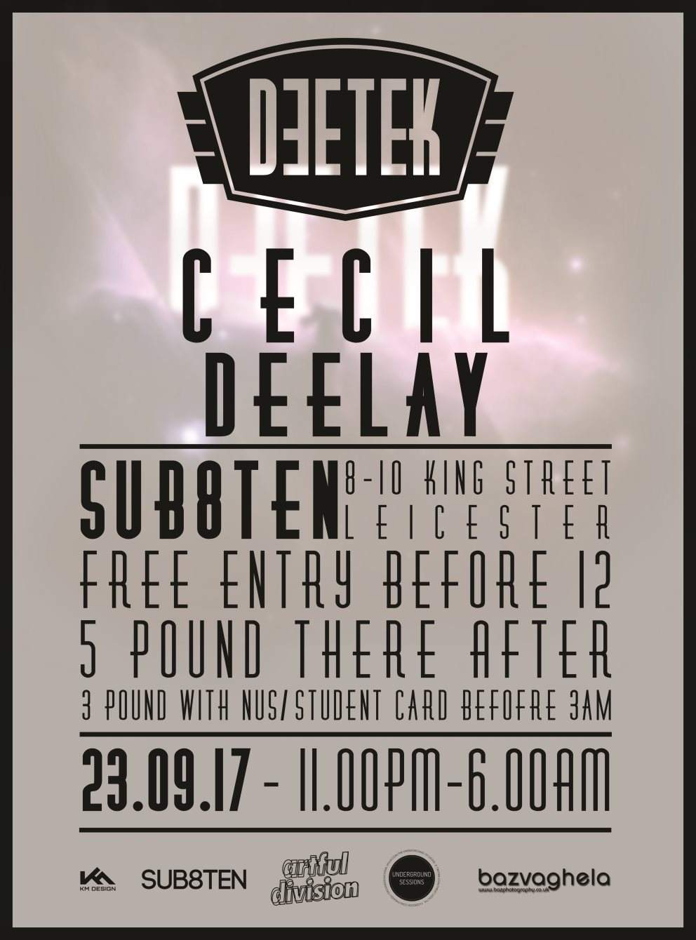 Deetek Ft. Cecil & Deelay - Página frontal