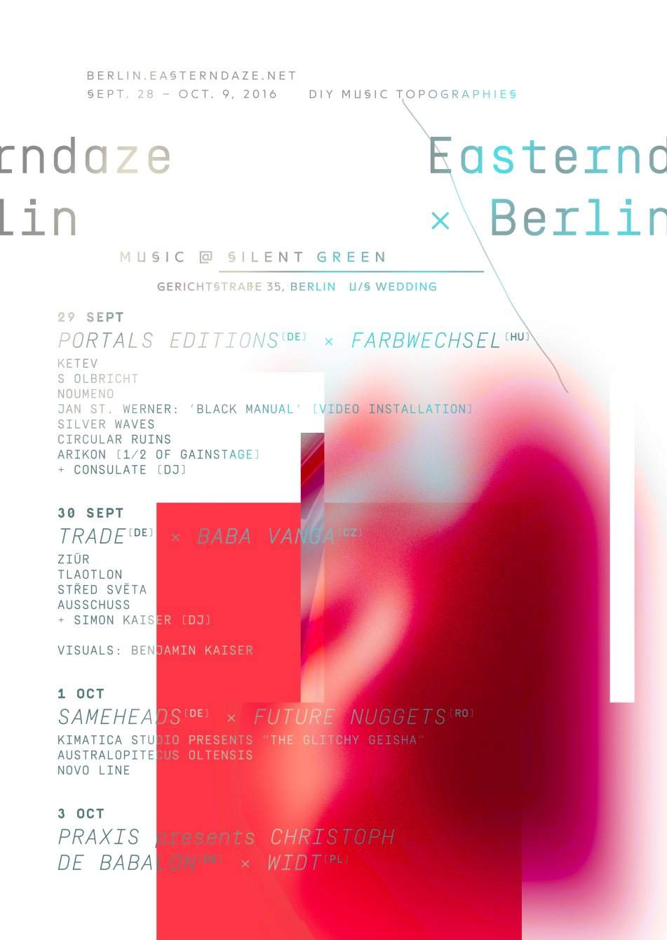 Easterndaze × Berlin - Página frontal