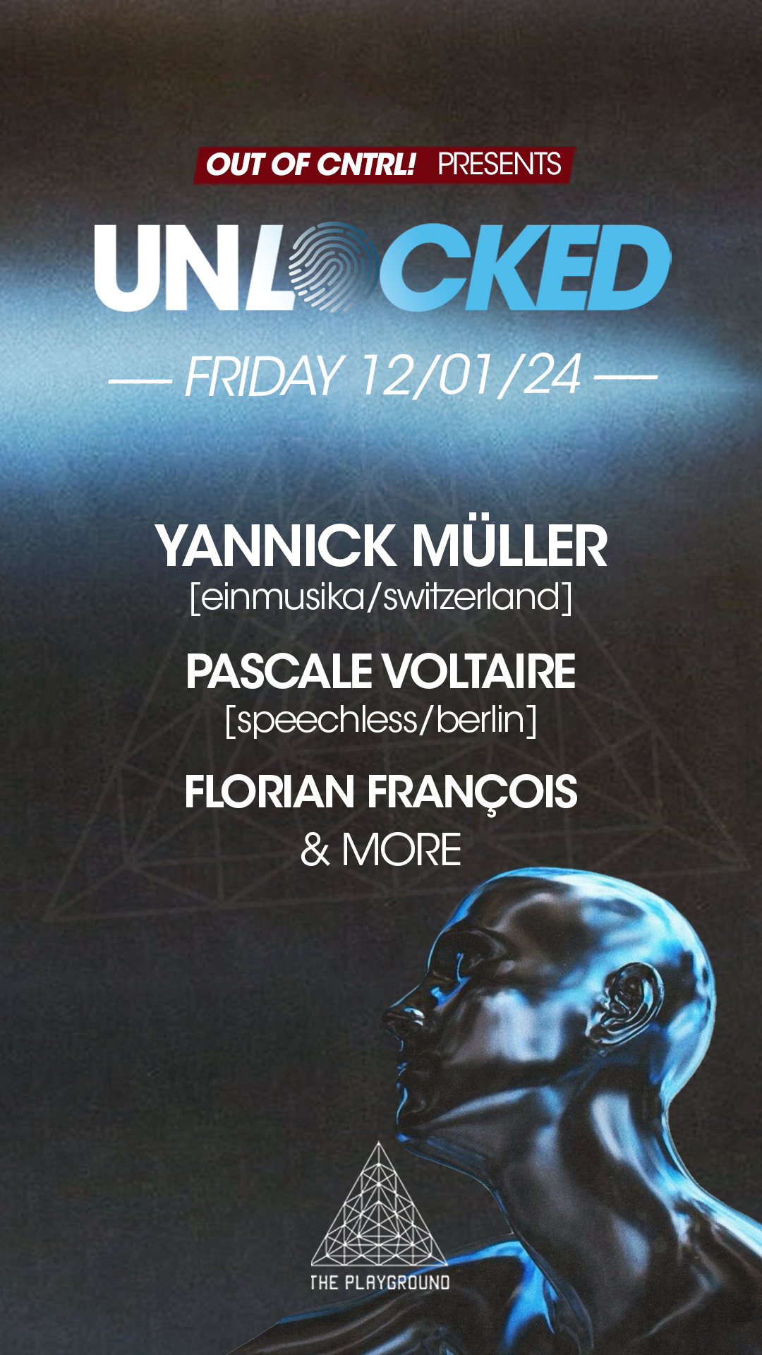 UNLOCKED with Yannick Mueller & Pascale Voltaire - フライヤー表