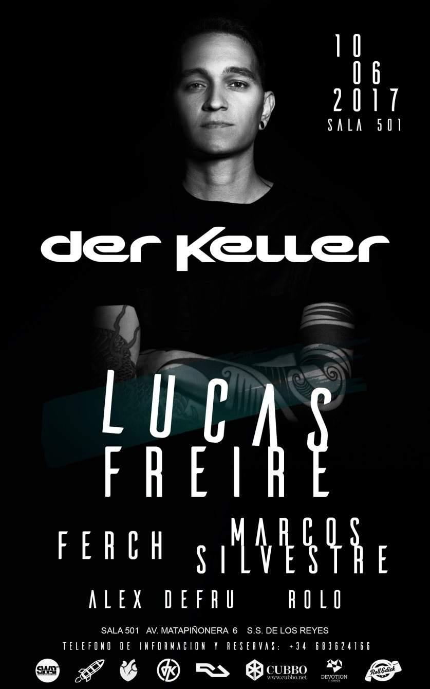 Lucas Freire at Der Keller Madrid - フライヤー表