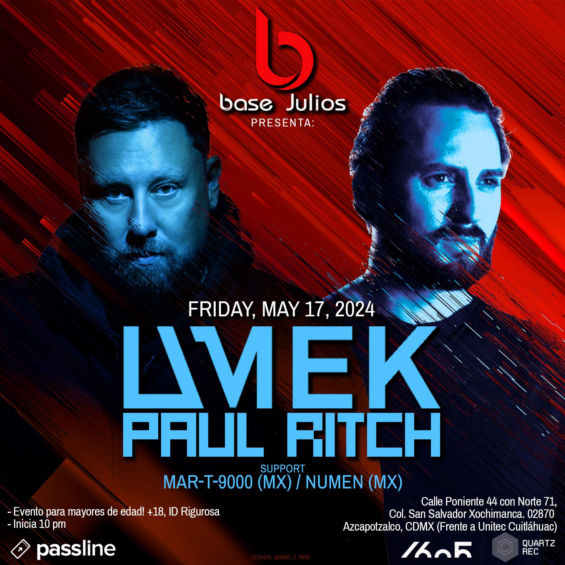 Umek + Paul Ritch at Base Julios, Mexico City