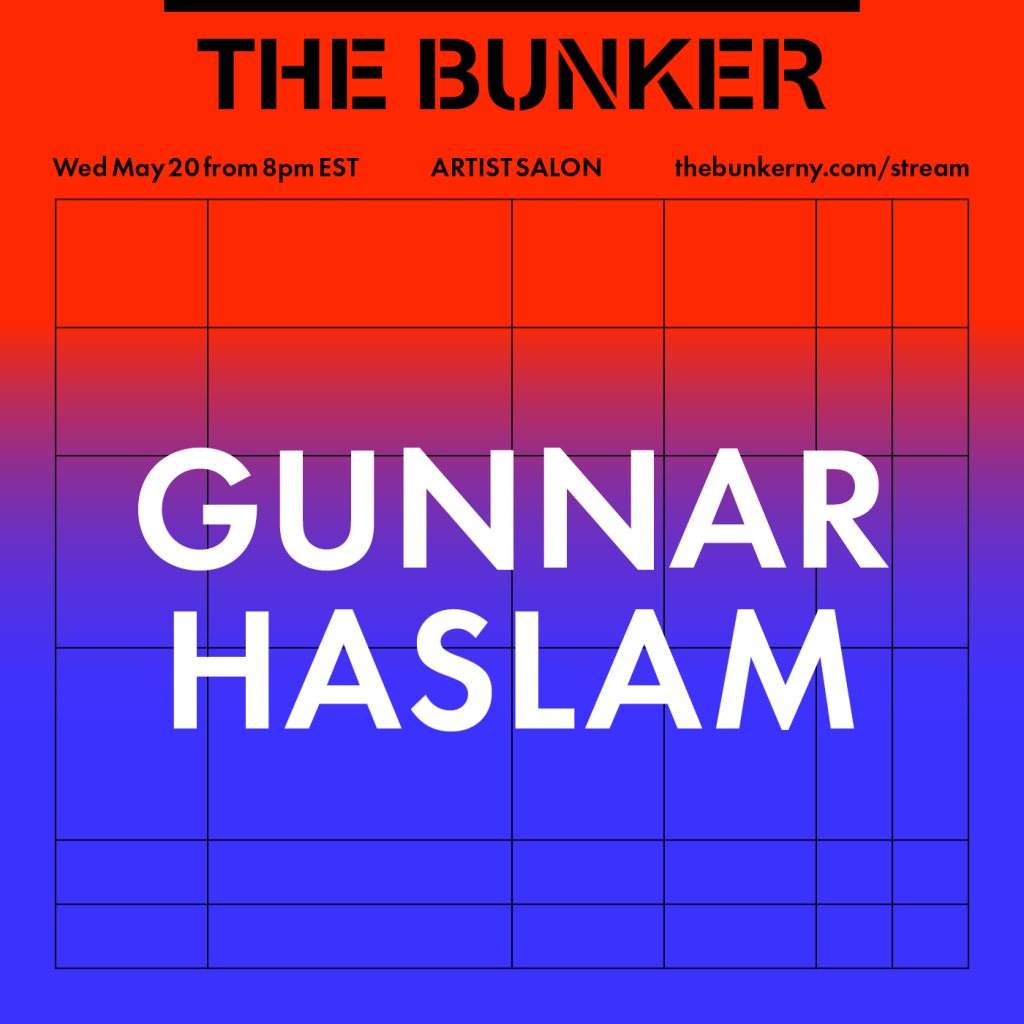 The Bunker Artist Salon: Gunnar Haslam - フライヤー裏