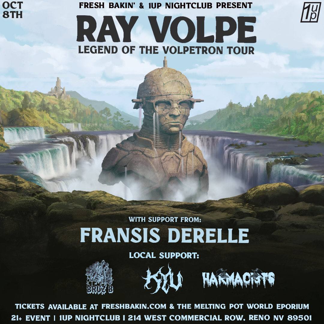 Ray Volpe 'Legend of Volpetron Tour' - Página frontal