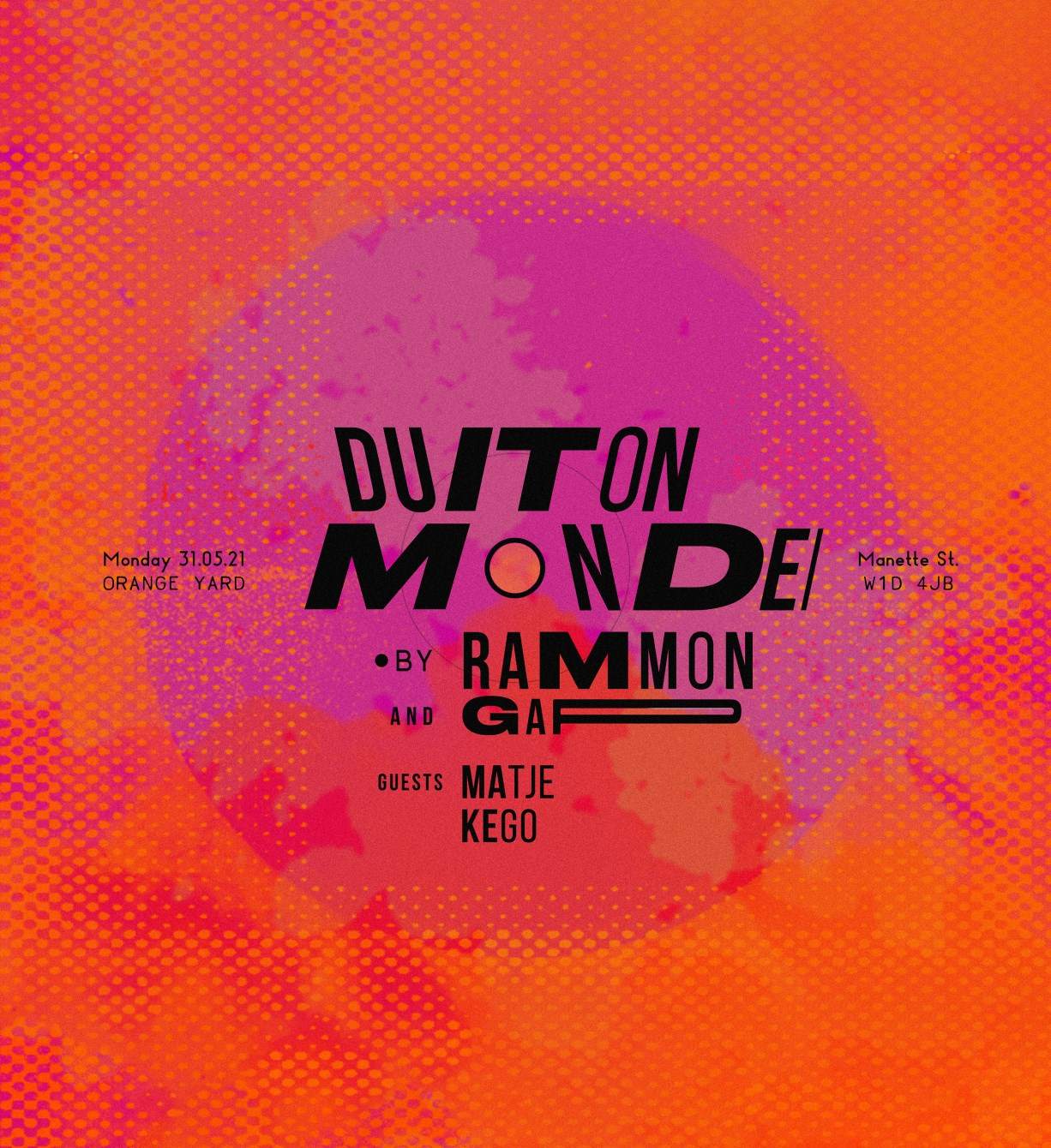 Duit On Mon Dei Special Bank Holiday - フライヤー表