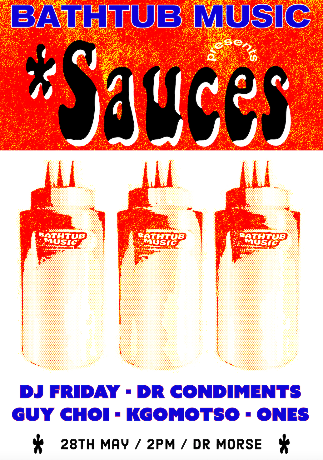 Sauces with DJ Friday, Dr Condiments, Kgomotso - Página frontal