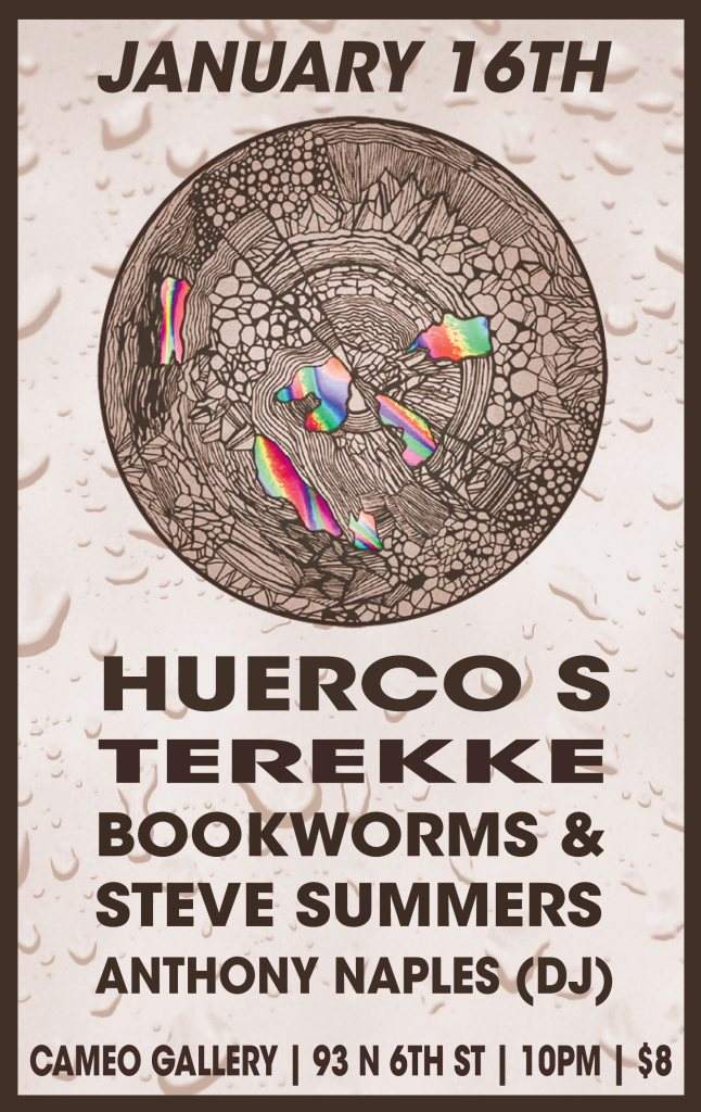 Huerco S. with Terekke, Bookworms & Steve Summers, Anthony Naples - Página frontal