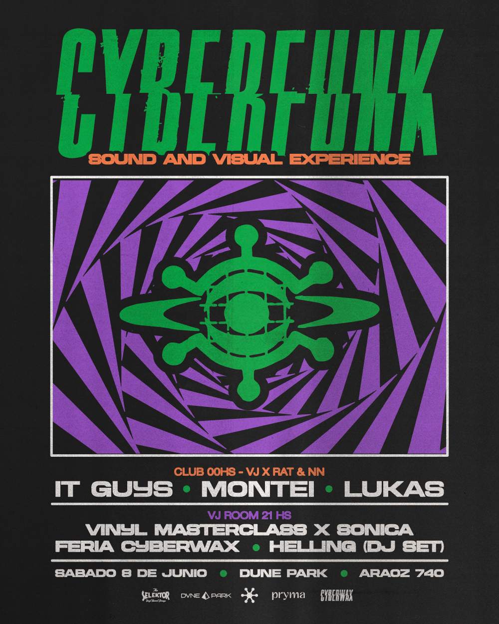 CYBERFUNK ~ Sound & Visual Experience - Página frontal