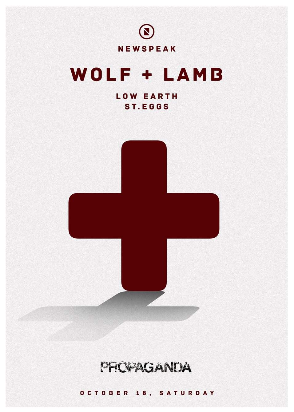 Newspeak presents: Wolf + Lamb (Crew Love, Wolf+Lamb, NY) - Página frontal