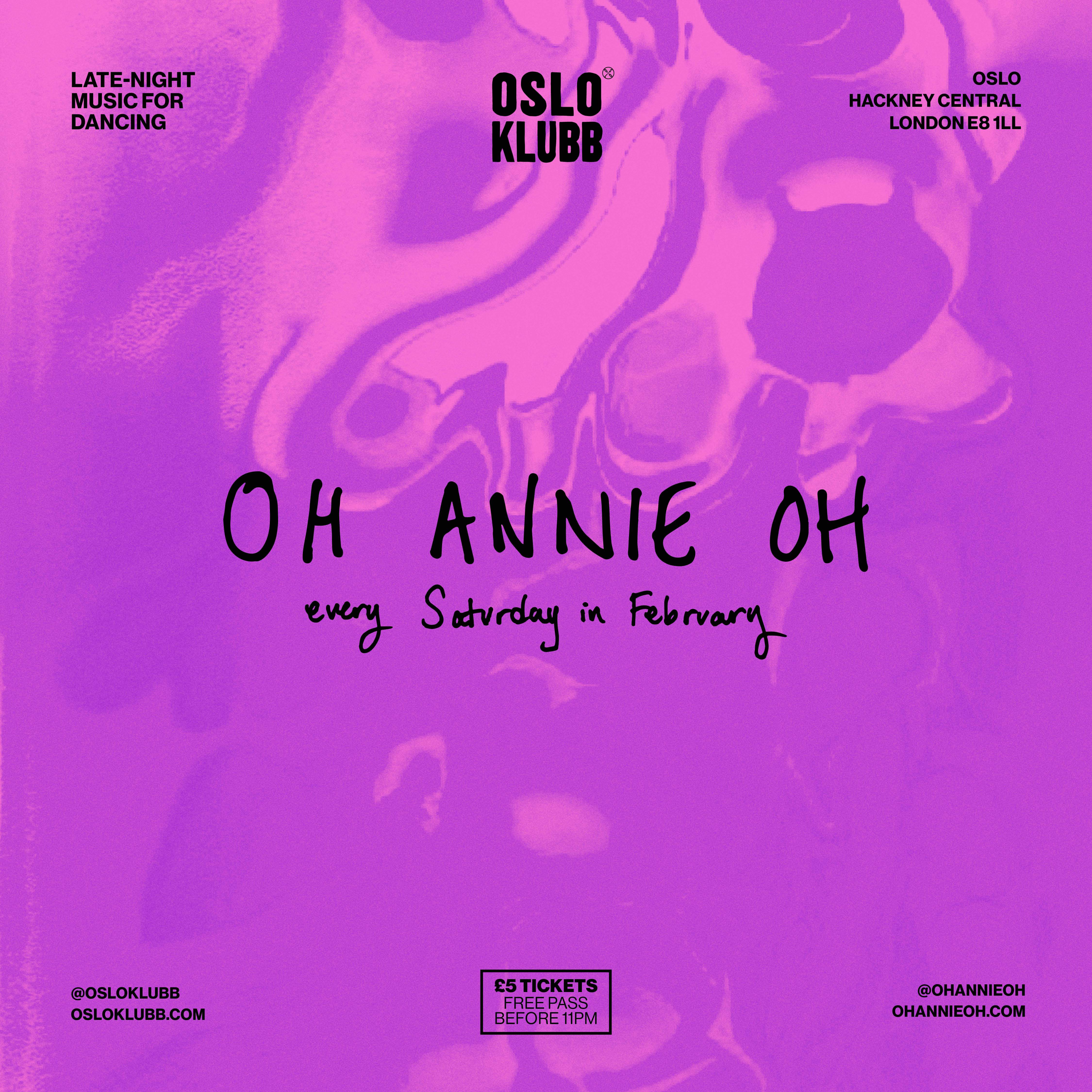 Oslo Klubb — Oh Annie Oh - Página frontal