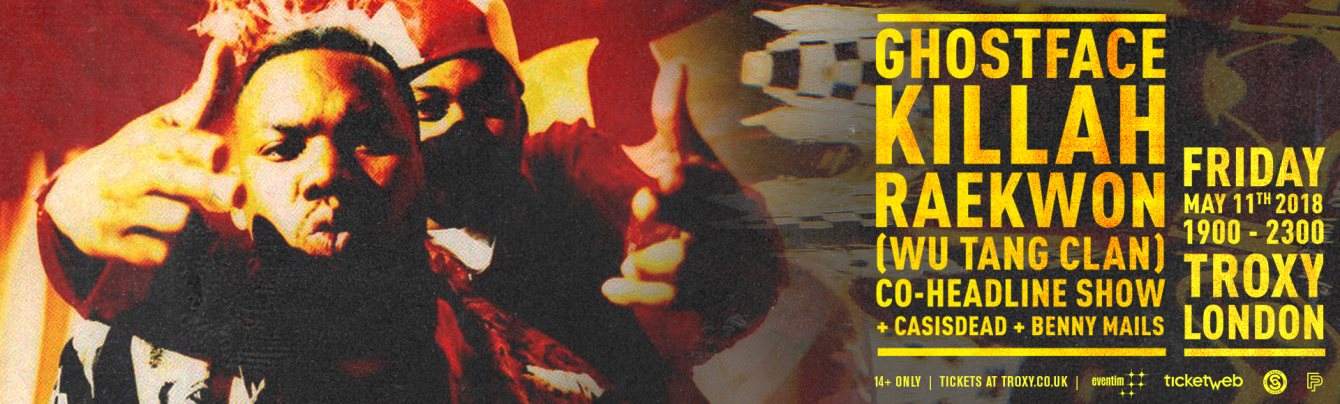 Ghostface Killah & Raekwon (Wu Tang Clan) Live in London at Troxy