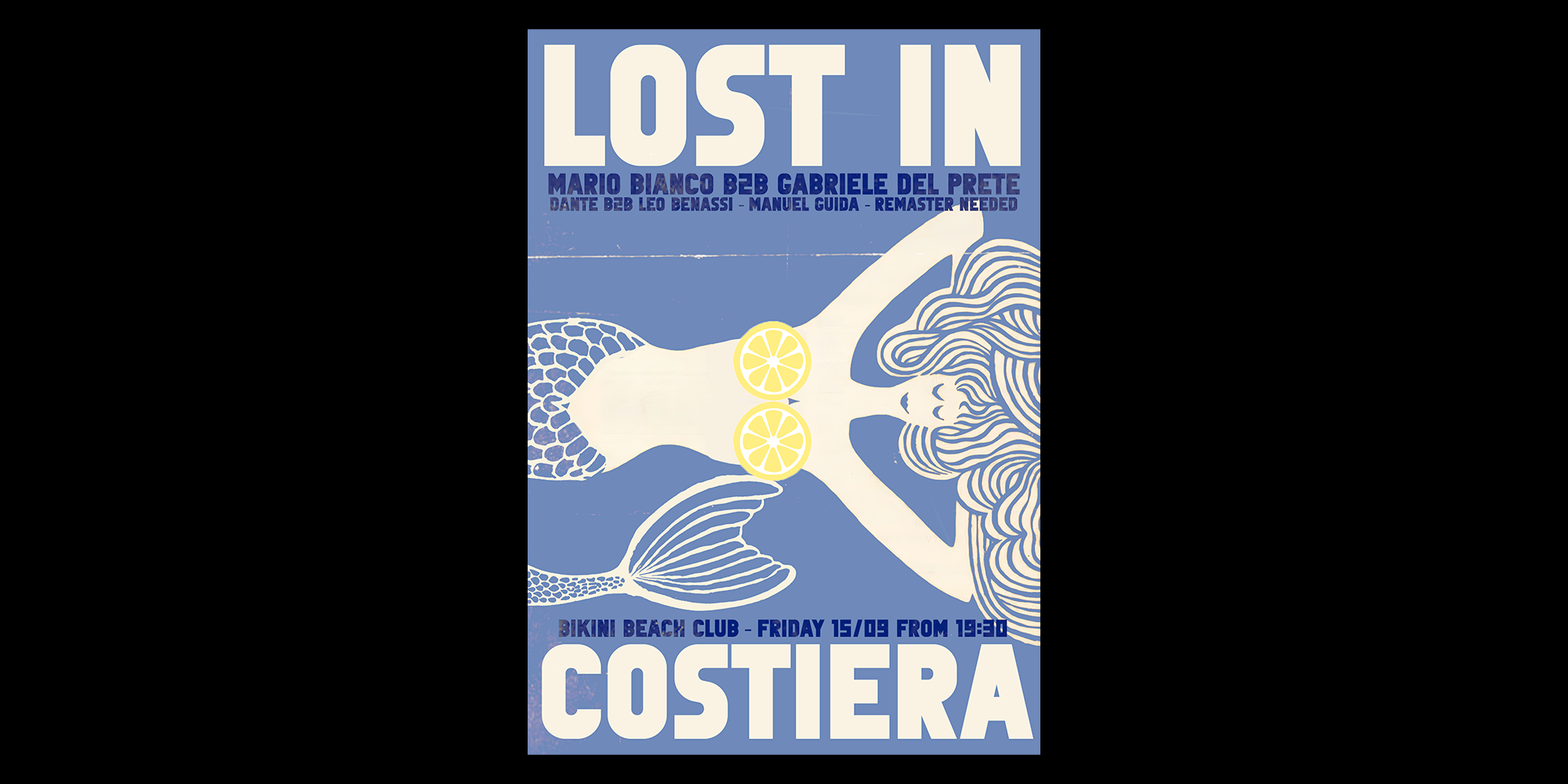 Lost in Costiera - フライヤー表