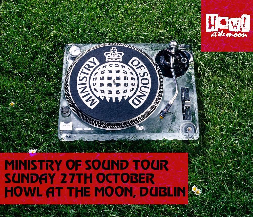 Ministry of Sound Tour 2013 Ireland - フライヤー表