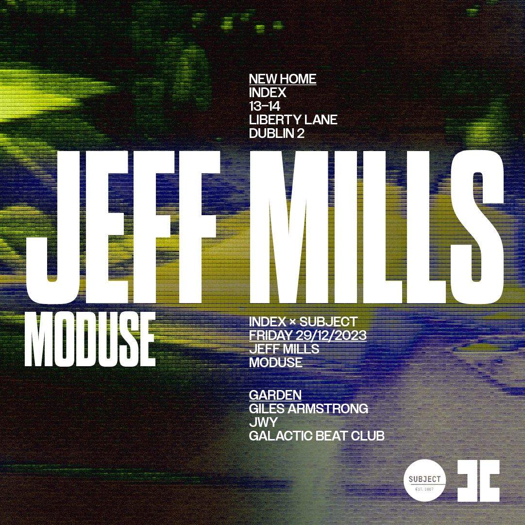 SOLD OUT Jeff Mills [3 Hour Set] - フライヤー表