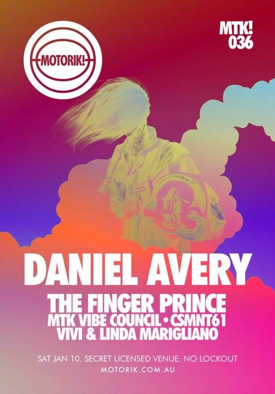Motorik presents Daniel Avery - Página frontal