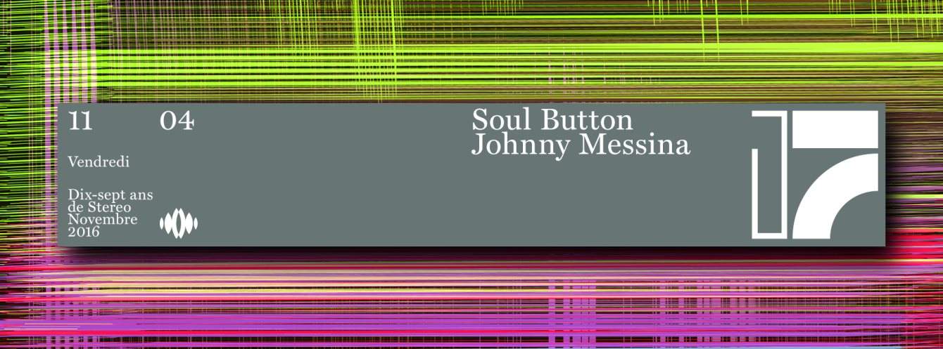 17 Yrs of Stereo: Soul Button - Johnny Messina - Página frontal