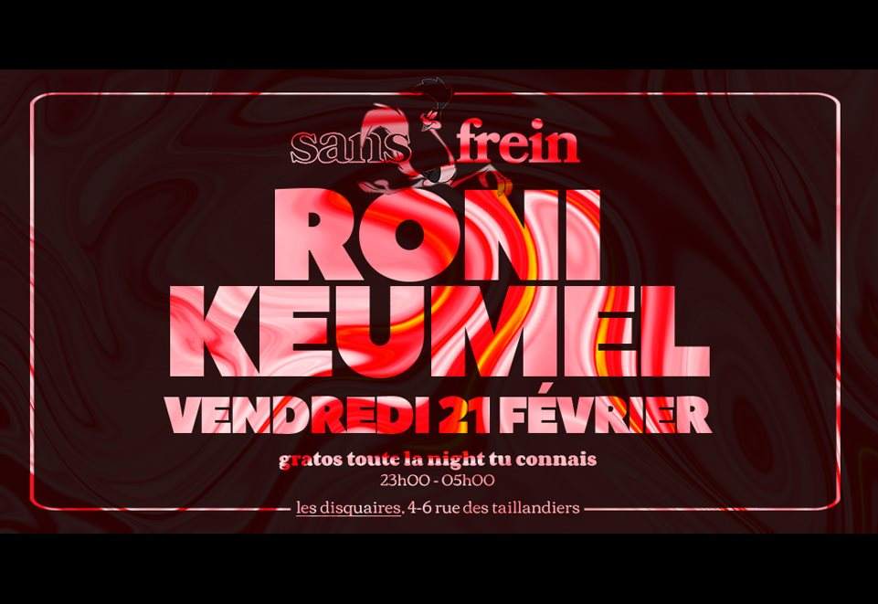 Roni and Keumel / Sans Frein - Página frontal